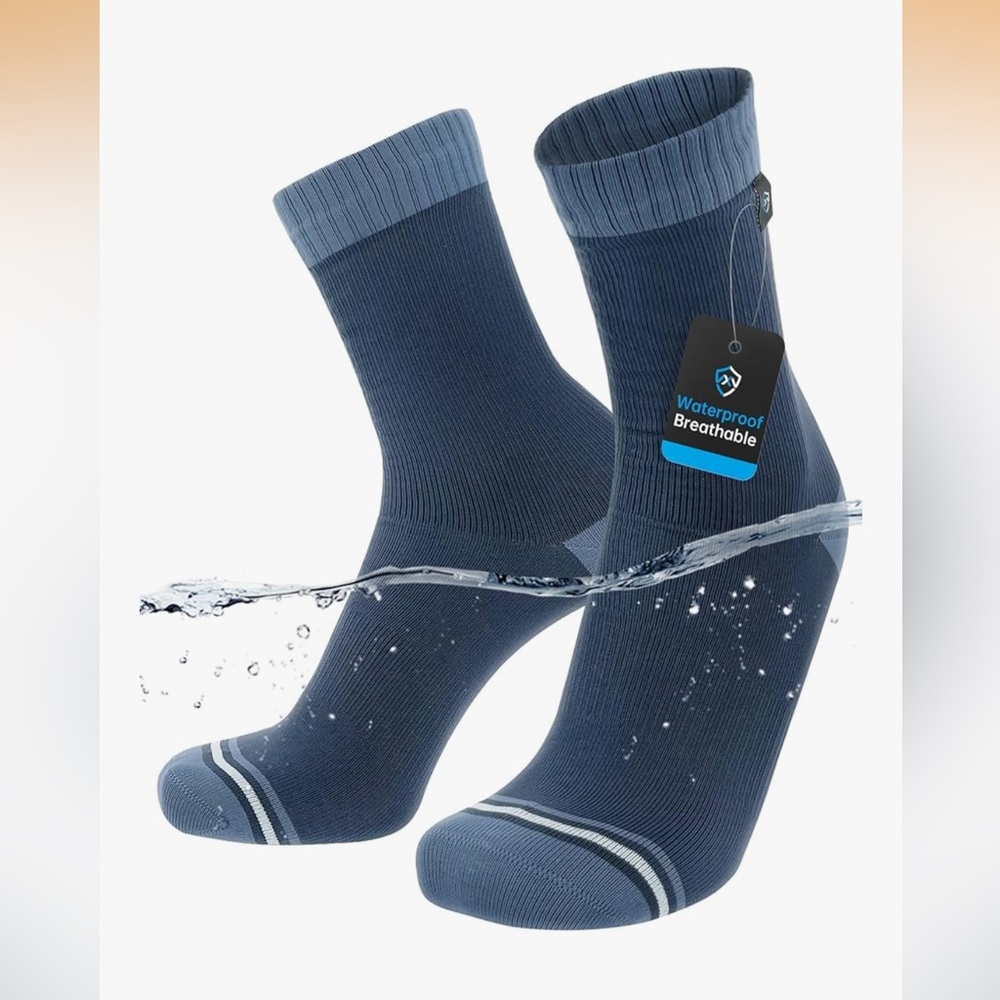DexShell Ultralike Biking Ankle Length Men's Socks - Blue